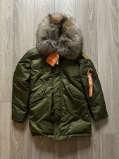 Arctic Army Fur Hooded Parka -