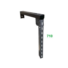 Halter verzinkt Anfahrschutz klappbarer Träger 710 x 130 x 46 LKW Auflieger