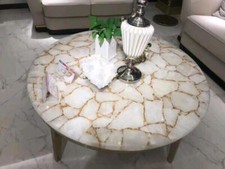 Weiß Achat Stein Mitte Sofa