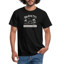 Die Drei Fragezeichen Rocky Beach Design Mit Palmen Männer T-Shirt