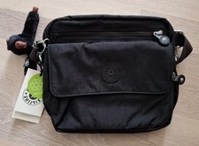 Kipling ZIA Damen-Tasche Umhängetasche div. Fächer schwarz neu