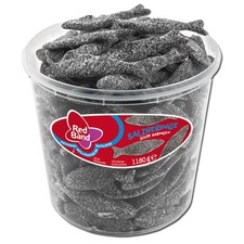 (5,77€/1kg) Red Band Salzheringe, Lakritz, 100 Stück