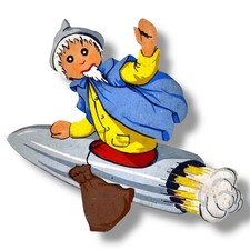 1960er Märchen-Holzbild, DDR