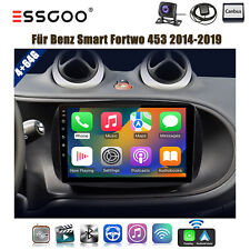 4+64Gb Android 15 +Kam Für Benz Smart Fortwo 453 Autoradio GPS Navi WIFI CarPlay