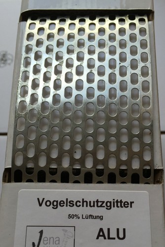 Vogelschutzgitter alu blank - vogelschutzgitter,