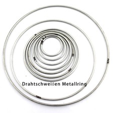 Silber Metallring Drahtring