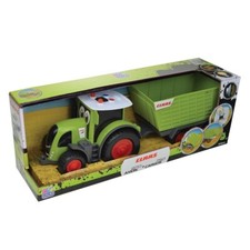 Traktor Trecker Claas Kids Axion mit Anhänger Sound Schlepper 34541 Spielzeug Ne