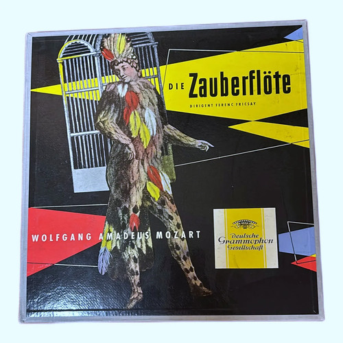 Mozart die zauberflote lp - mozart, 3-lp