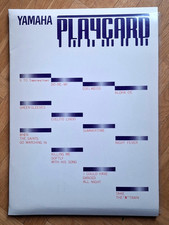Yamaha Playcard 12 Songs für PC-100 und Säuberungskarte von 1982 Japan