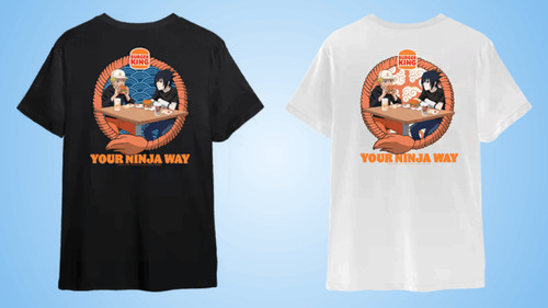Naruto burger king shirt - naruto,