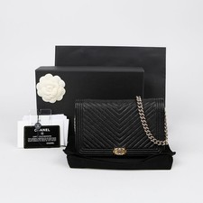 CHANEL Caviar Boy WOC