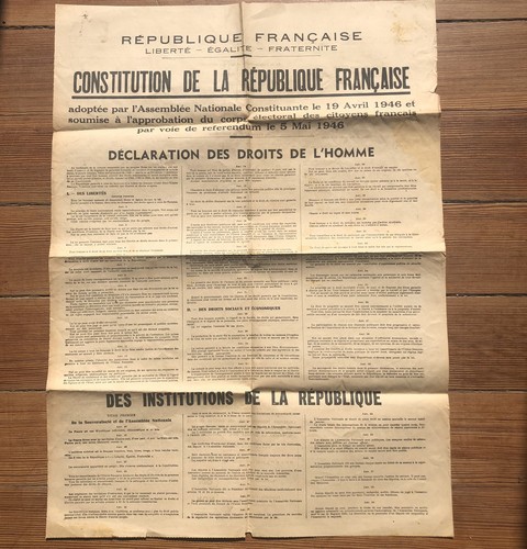 Plakat verfassung der - plakat,