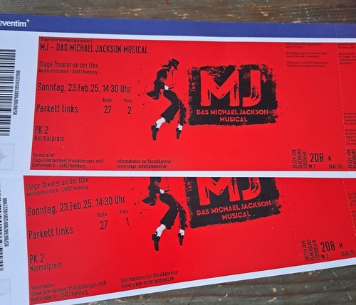 Ticket für michael - ticket, jackson