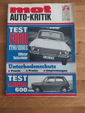 MOT 24/1968 Ford 17M 1800 S - Honda 600 - BMW 1600-2 Cabrio