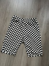 Enge Radlerhose Schwarz/Weiß