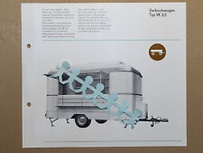 Verkaufswagen VK 3,5 (Nagetusch) Kopie Werbung Anhänger + techn. Daten KFZ-Brief