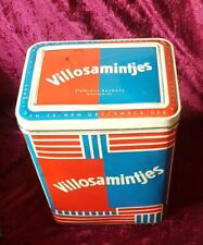 alte grosse Bonbondose Villosamintjes Pfefferminz Bonbon-Dose Rarität