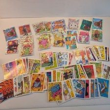 140x Digimon Panini Sticker 2000 unbeklebt Glitzer Holo Konvolut 2000 Retro 