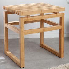 Massivholz Sitzhocker LAGOON