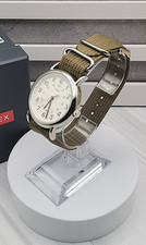 Timex Indiglo T2N651 WR30 Herren Armbanduhr neuwertig Top Zustand in Timex Box