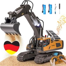RC ferngesteuerter Bagger 2.4GHz, Metallbauteile Schaufelbagger Baufahrzeug Neu