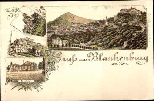 Litho blankenburg harz - blankenburg, am