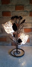 Lampe rose perlmutt metall - lampe,