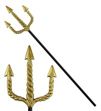 Dreizack gedreht gold