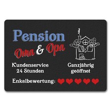 Pension Oma und Opa Fußmatte