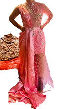 Satin Abendkleid Ballkleid