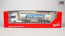 1:87 Herpa Scania R Tankcontainer Sattelzug LKW europool // X_459