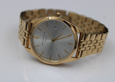 Rosefield Uhr Damenuhr Frauenuhr Quarzuhr Analoguhr Datumsanzeige Goldfarben