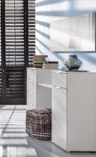 Wimex Schminkplatz 165cm Schminktisch Frisiertisch Spiegel weiß Modern 67543859