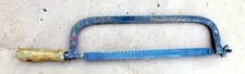 alte Säge Astsäge Handsäge Holzgriff ? Eisensäge DDR Bügelsäge HANDSÄGE ?