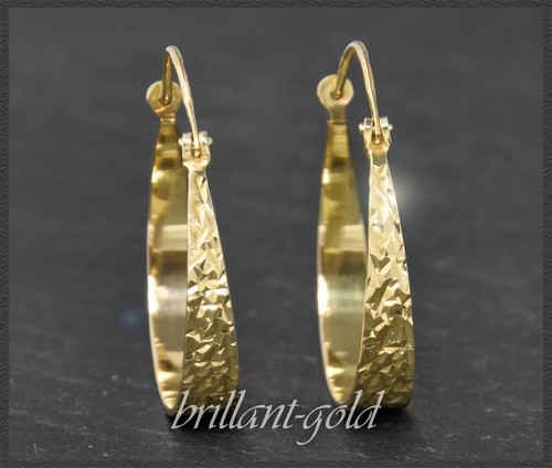Gold damen creolen 333 - gold,