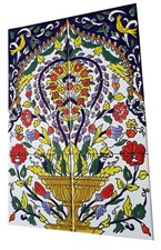 Fliesenbild handbemalt 30x45