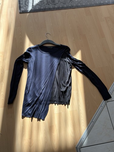 Zara strickoberteil blau - strickoberteil,