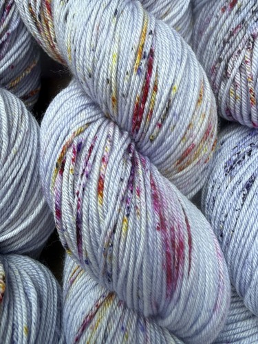 Wolle handgefärbt 100 g - handgefärbt,