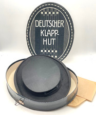 Alter Deutscher Klapphut Zylinder Faltzylinder Chapeau Claque mit Hutschachtel