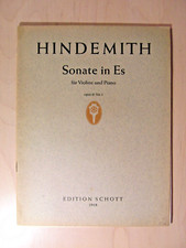 alte notenhefte Hindemith