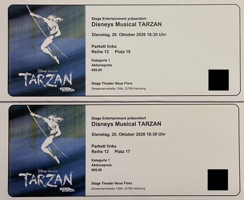Biete pdf tickets für - 2,
