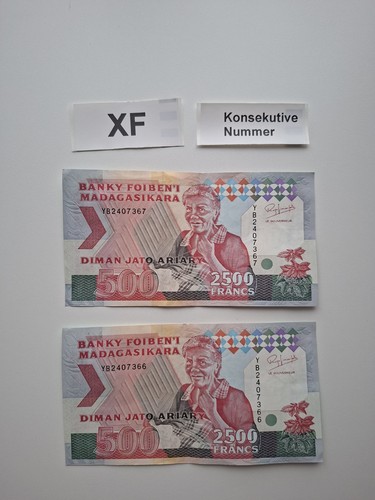500 ariary 1993 madagaskar - 500,