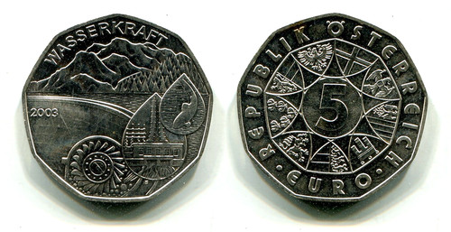 Euro österreich 2003 - 5,