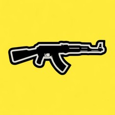 AK 47 LED Lampe - Leuchtbox