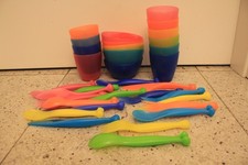 Ikea Kalas 10 Becher, 6 Schälchen, Besteck 18-teilig gebraucht