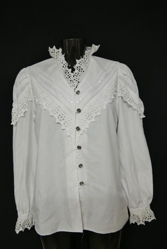 Trachtenbluse weiß - gr.38,