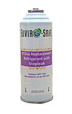 R134a Kältemittel Ersatzgas + Dichtmittel Klimagas mit Leck Stop - Made in USA