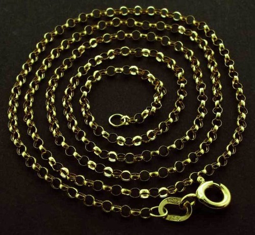 Gold belcher kette - kt, 16""