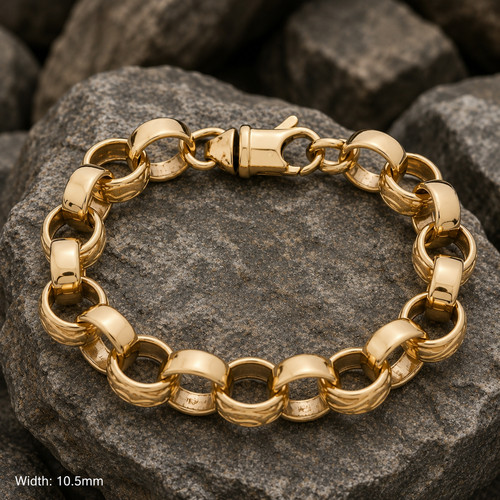 Gold herren gemustertes - kt,