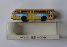 Resin HB Model  1:87  Magirus - Saturn II in Gelb mit Werbung
